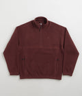 Polar Ivan Half Zip Sweatshirt in Wine