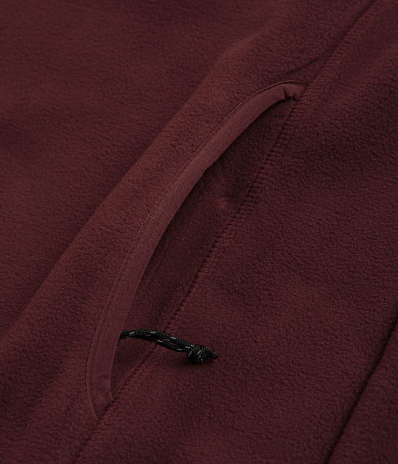 Polar Ivan Half Zip Sweatshirt in Wine