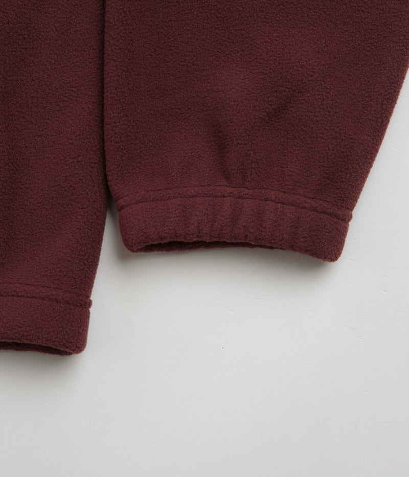 Polar Ivan Half Zip Sweatshirt in Wine