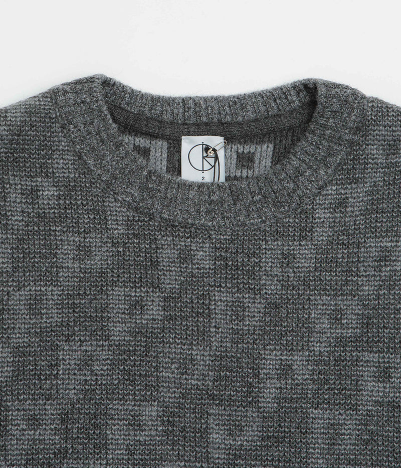 Polar P Pattern George Sweatshirt in Grey