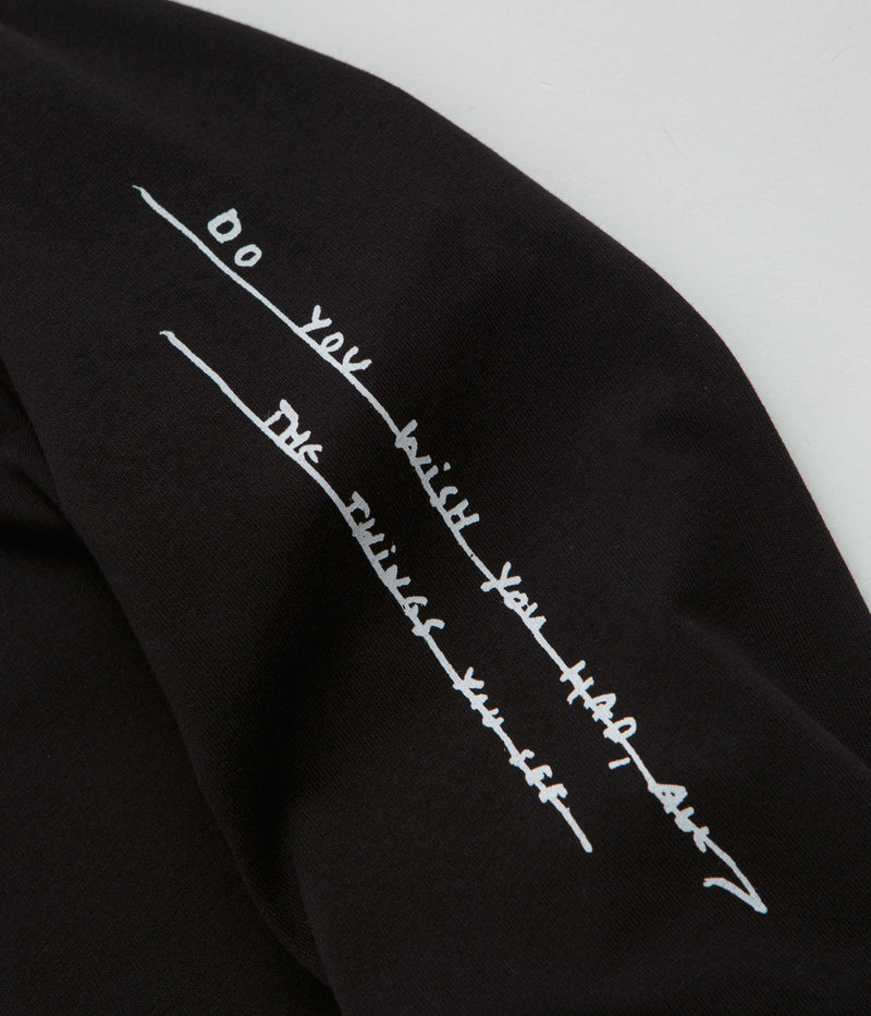 Polar Sad at Times Long Sleeve T-Shirt in Black
