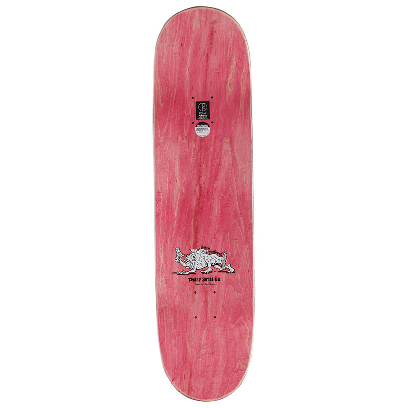 Polar Shin Sanbongi Bongi Boy Skateboard Deck - Pink - 8.50"