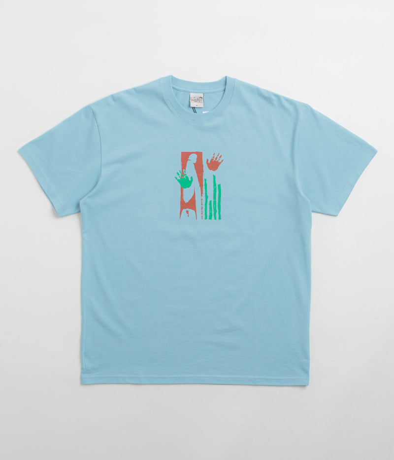 Polar Sitting Hands T-Shirt in Sky Blue