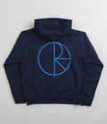 Polar Stroke Logo Dave Hoodie in Dark Blue