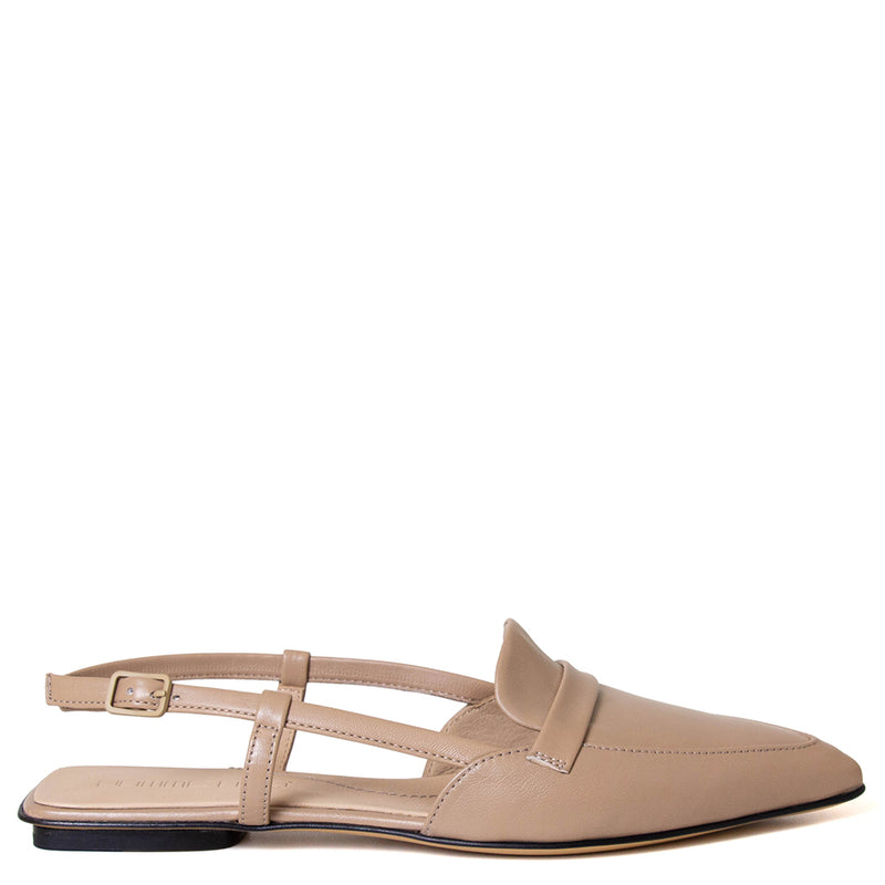 Polina Women's Leather Slingback Flat