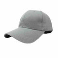Poly Baseball Cap with Stitched Bill - $5 Caps Cap Milani Hats c001LG Light Grey