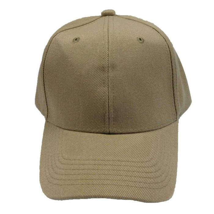 Poly Baseball Cap with Stitched Bill - $5 Caps Cap Milani Hats