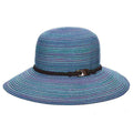 Polybraid Big Brim Sun Hat - Cappelli Straworld Wide Brim Hat Cappelli Straworld scw237tq Turquoise Medium (57 cm)