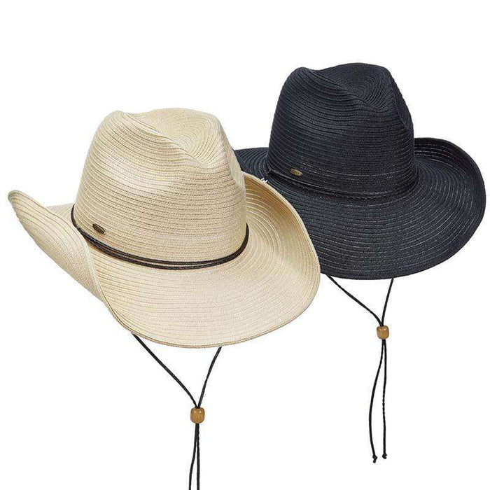 Polybraid Shapeable Brim Western Hat - Scala Hats Cowboy Hat Scala Hats