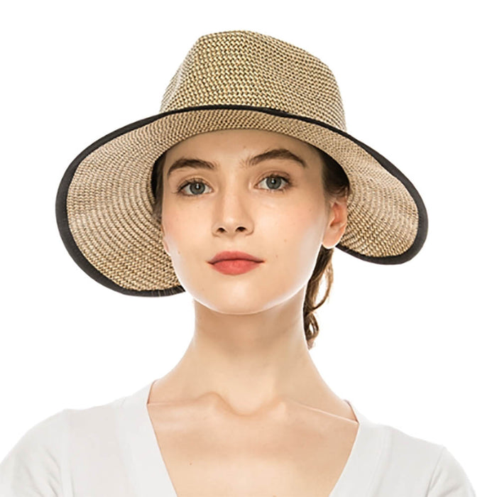 Ponytail Summer Fedora Hat - Boardwalk Style Safari Hat Boardwalk Style Hats