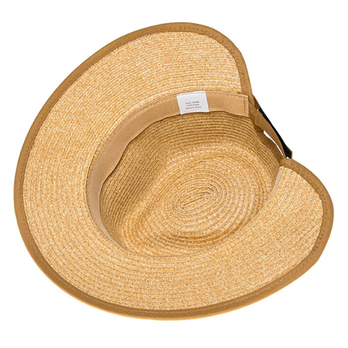 Ponytail Summer Fedora Hat - Boardwalk Style Safari Hat Boardwalk Style Hats