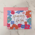 Praying for You Floral Print Card - Lyla's: Clothing & Gifts - Online and Rockwall Texas Boutique