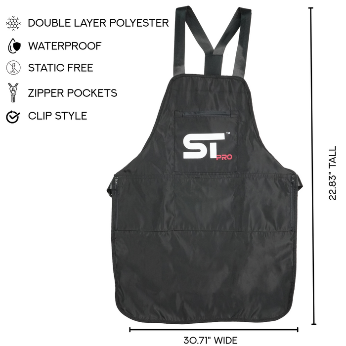 Supreme Trimmer Pro Barber Apron Features and Storage Pocket Overview