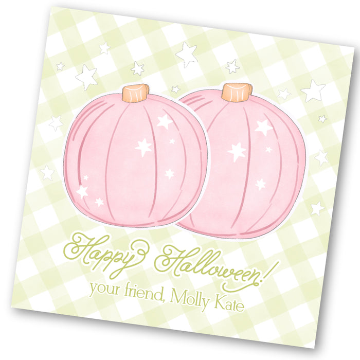 Pumpkin Sparkle Halloween Tag
