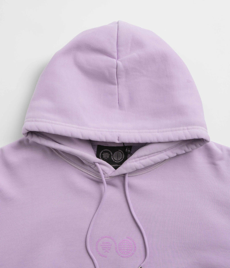Purple Mountain Observatory Garment Dye Hoodie in Lilac