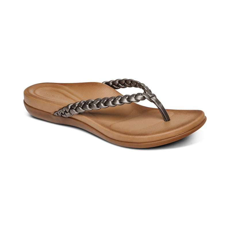 Rachel Water-Friendly Thong #color_pewter