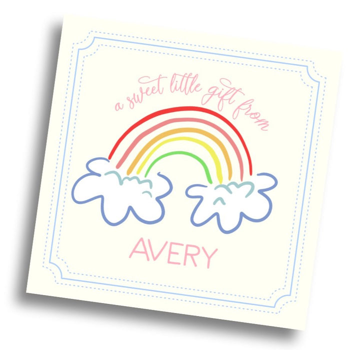 Rainbow Calling Card