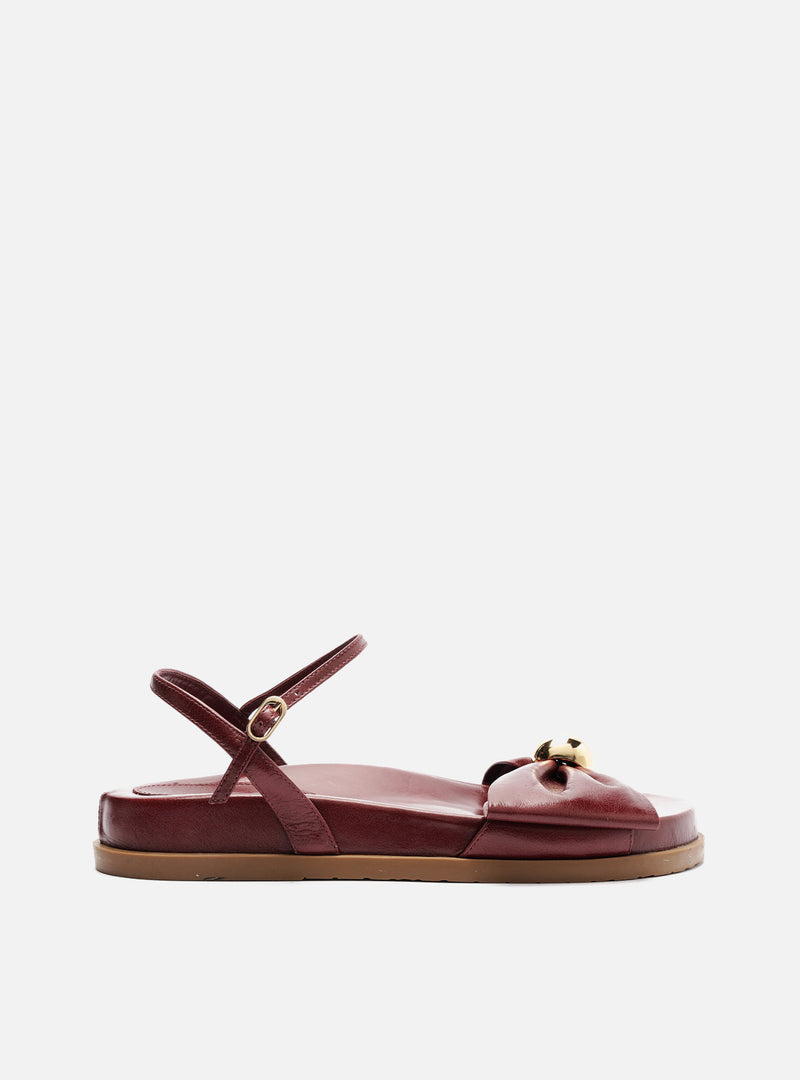 Rayna Form Leather Sandal Flats F/25