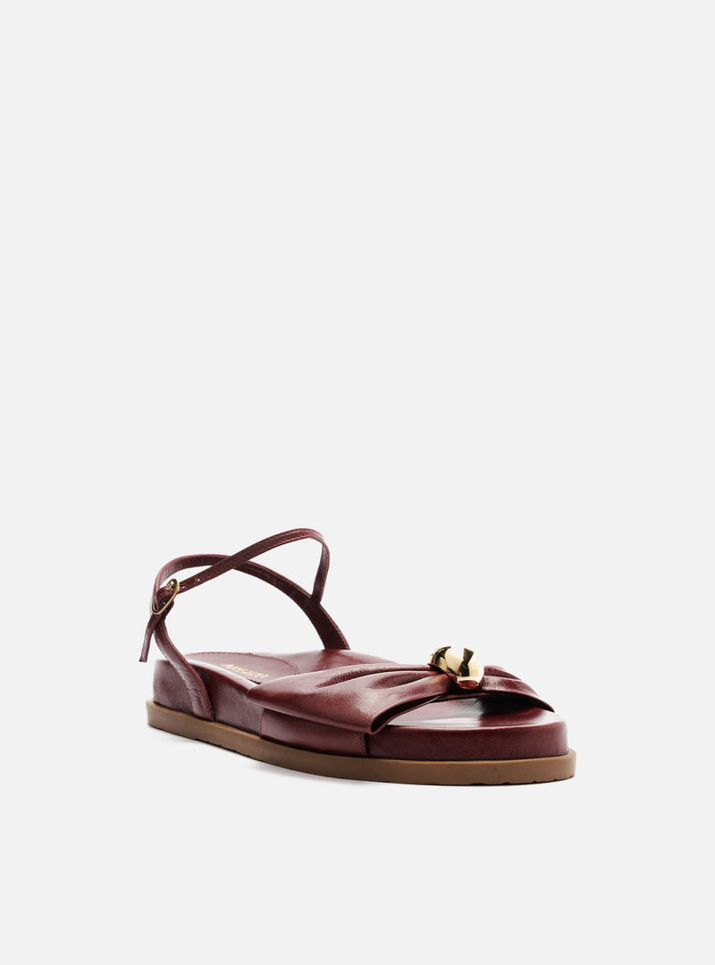 Rayna Form Leather Sandal Flats F/25