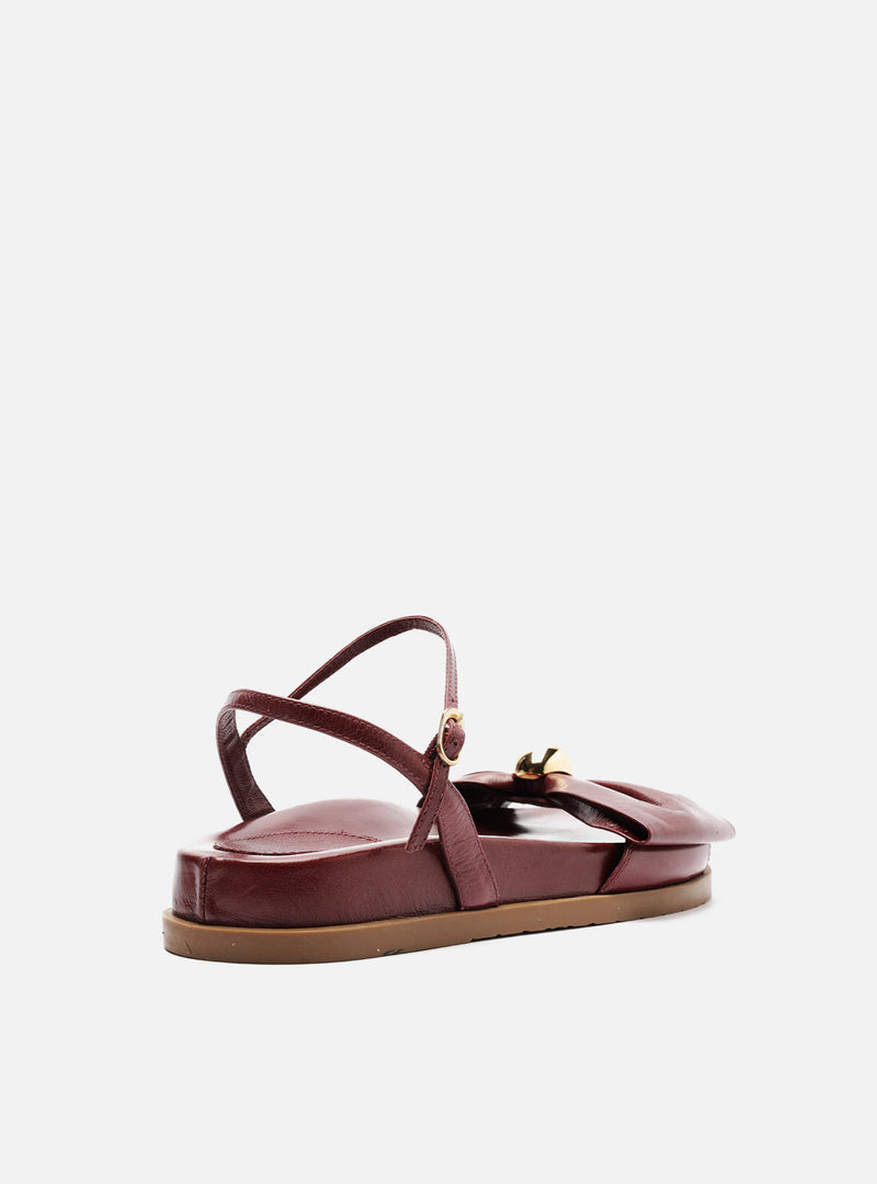 Rayna Form Leather Sandal Flats F/25