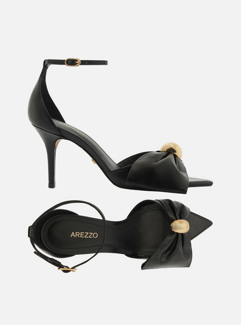 Rayna High Stiletto Leather Sandal Sandals F/25
