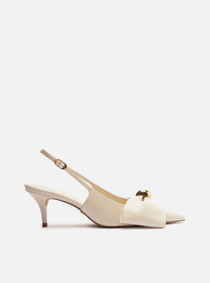Rayna Low Stiletto Leather Pump Pumps F/25
