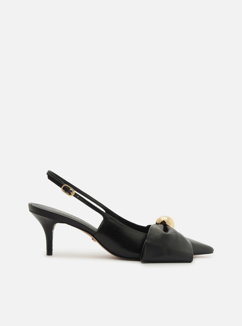 Rayna Low Stiletto Leather Pump Pumps F/25