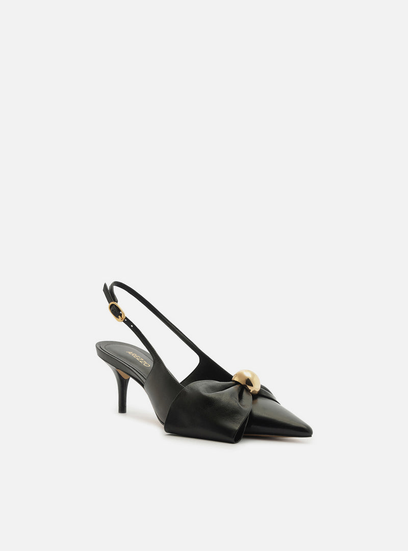 Rayna Low Stiletto Leather Pump Pumps F/25