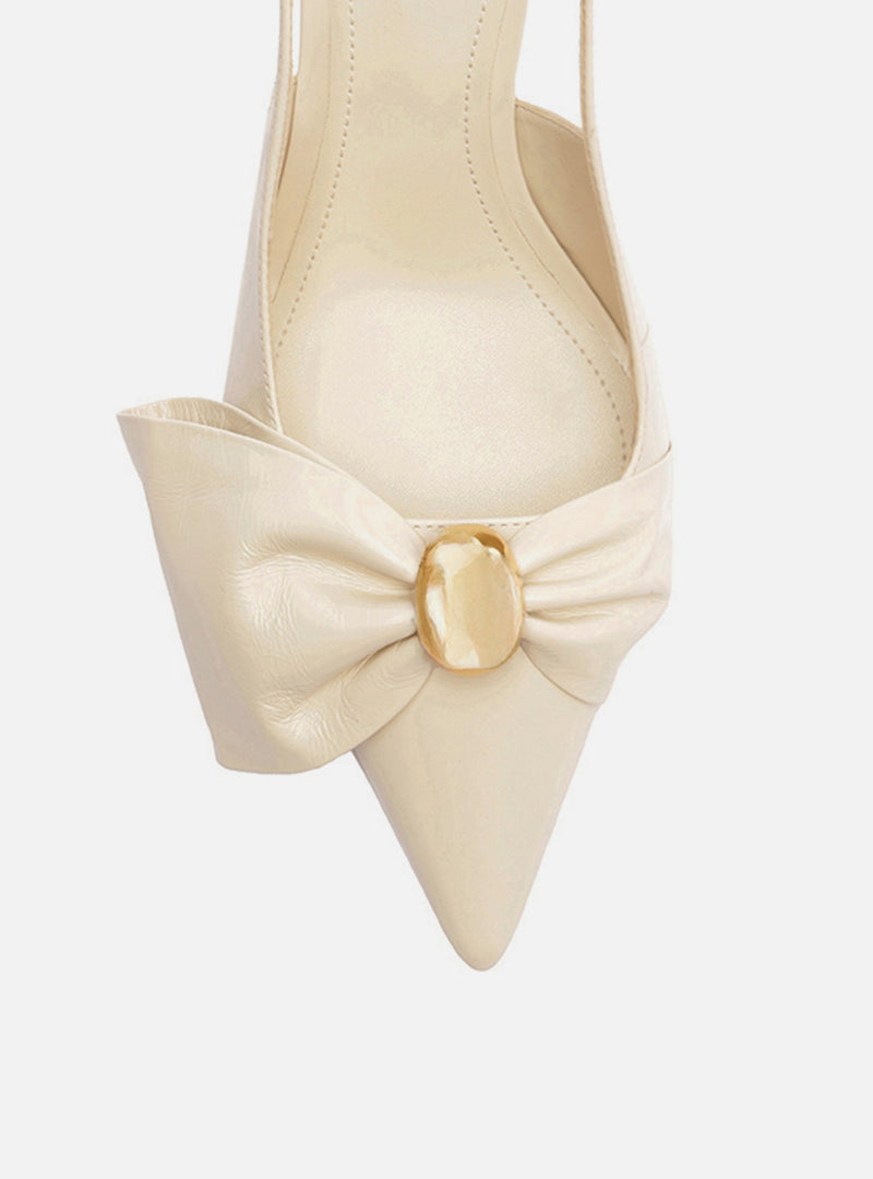 Rayna Low Stiletto Leather Pump Pumps F/25