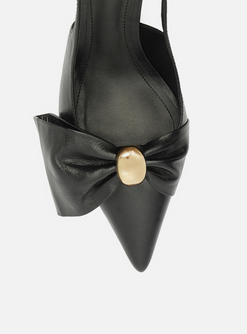 Rayna Low Stiletto Leather Pump Pumps F/25