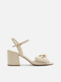 Rayna Mid Block Leather Sandal Sandals F/25