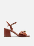 Rayna Mid Block Leather Sandal Sandals F/25