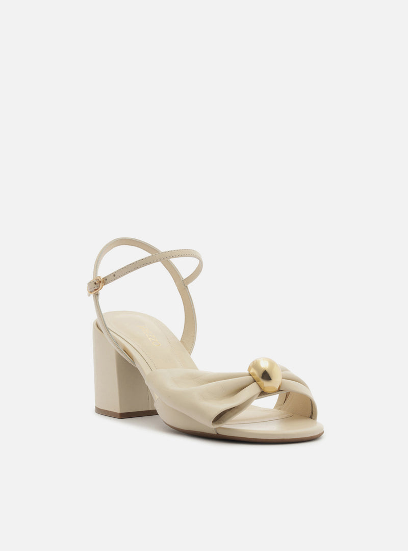 Rayna Mid Block Leather Sandal Sandals F/25