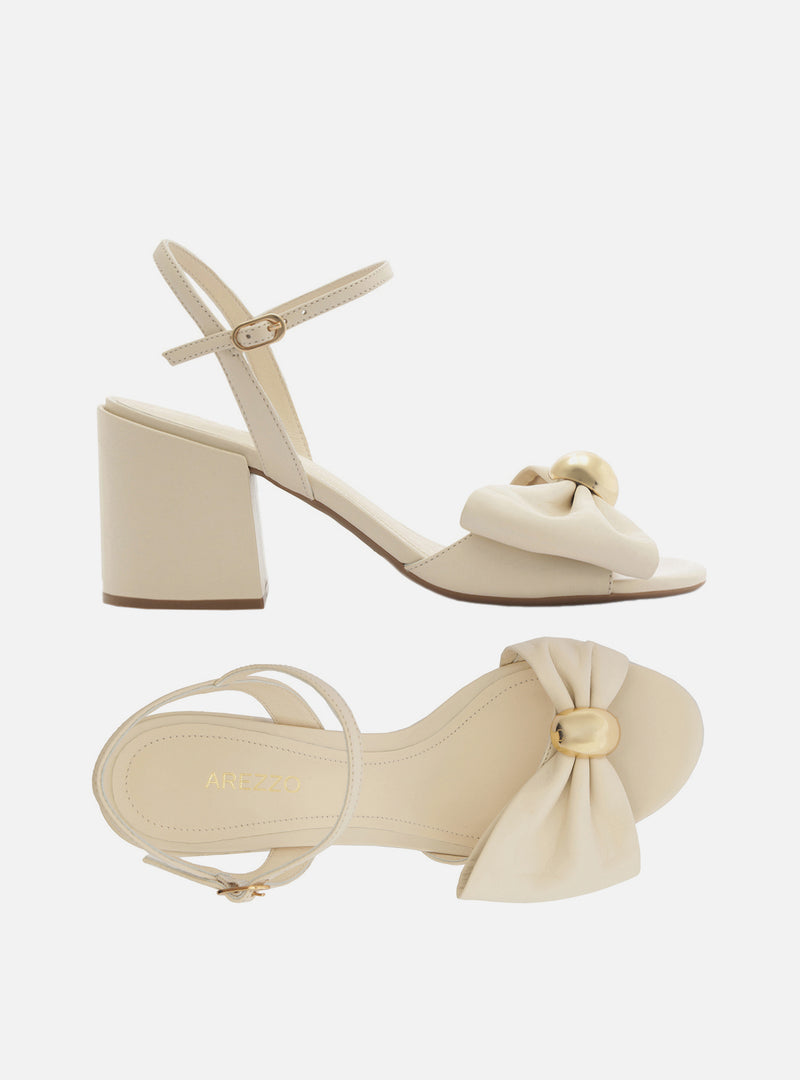 Rayna Mid Block Leather Sandal Sandals F/25