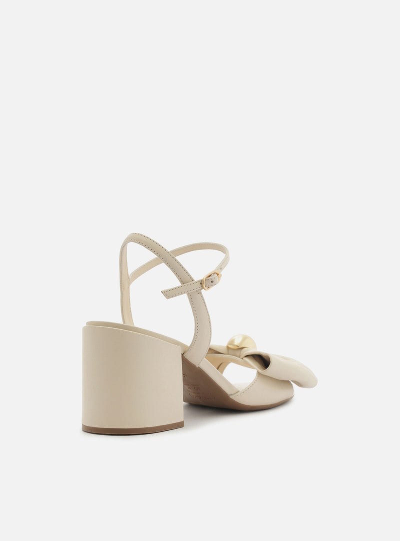 Rayna Mid Block Leather Sandal Sandals F/25
