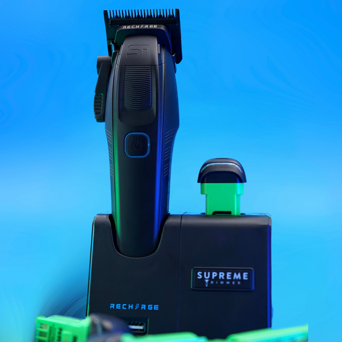 Supreme Trimmer Recharge Clipper Professional Barber Charging Setup