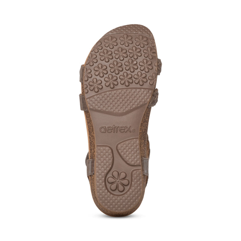 Reese Adjustable Gladiator Sandal #color_taupe