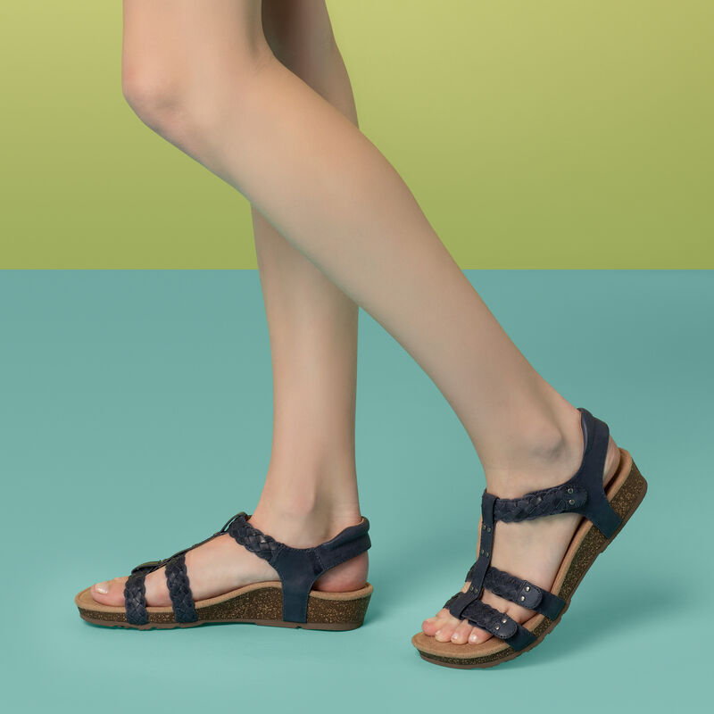 Reese Adjustable Gladiator Sandal #color_black