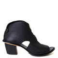 Research Women's Heeled Leather Sandal