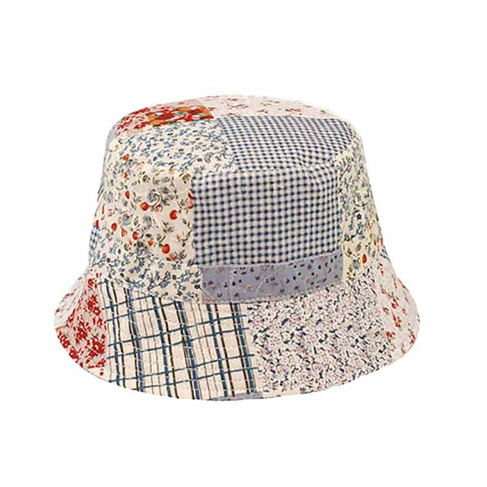 Reversible Floral Patchwork Bucket Hat for Small Heads Bucket Hat MegaCI