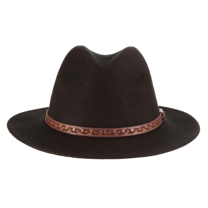 Richmond Crushable Water Repellent Wool Felt Safari Hat - Scala Hat Safari Hat Scala Hats