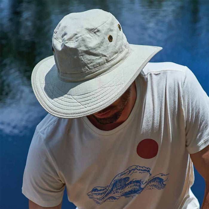 Rip Stop Cotton Boonie with Floatable Brim - DPC Outdoor Hats Bucket Hat Dorfman Hat Co.