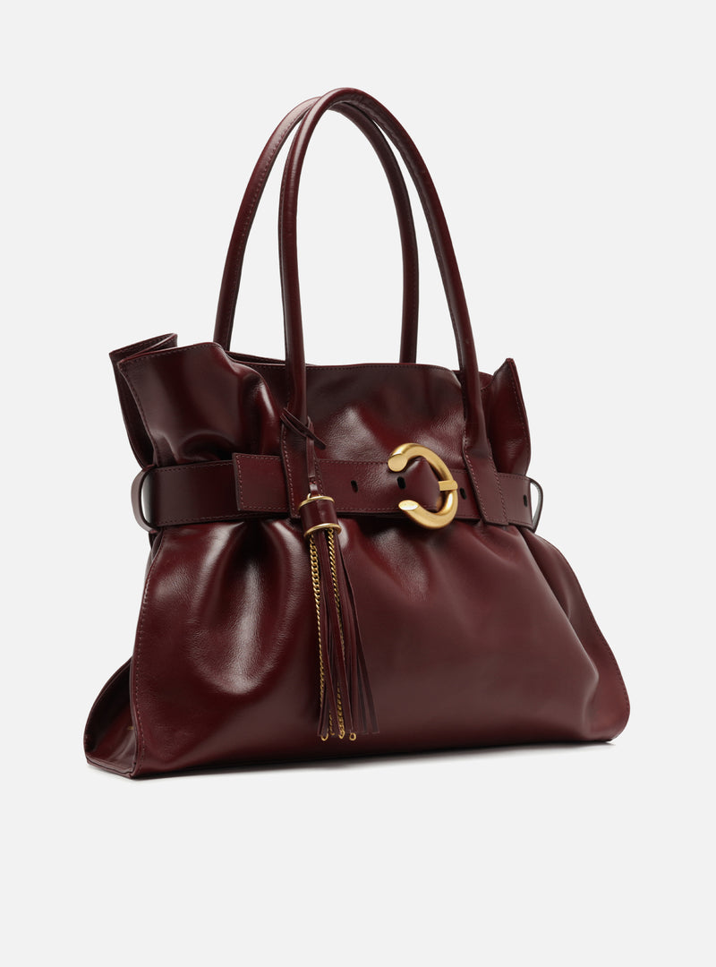 Rivera Large Leather Shopping Bag Handbags F/25