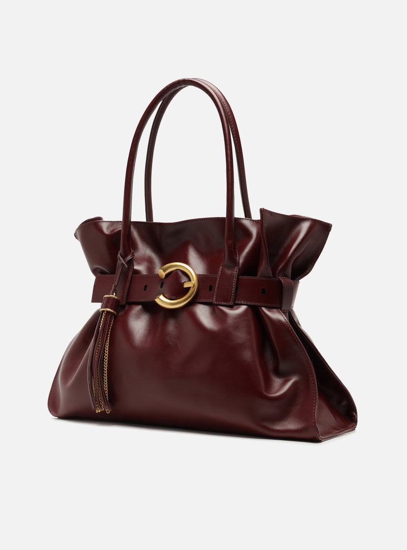 Rivera Large Leather Shopping Bag Handbags F/25