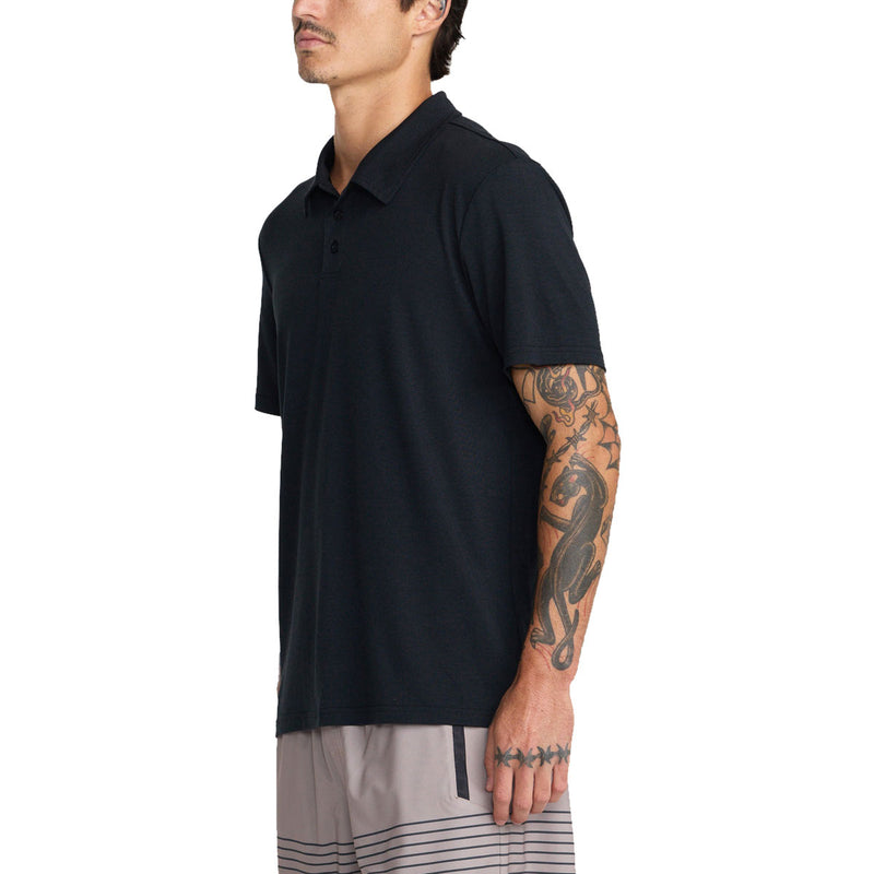 RVCA Balance Polo Shirt - Black