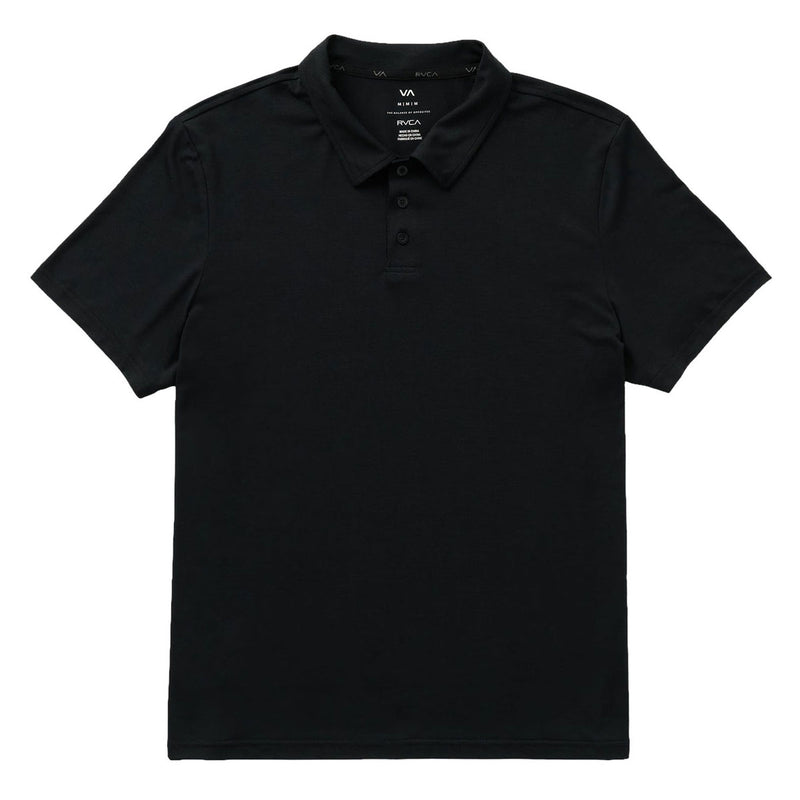 RVCA Balance Polo Shirt - Black