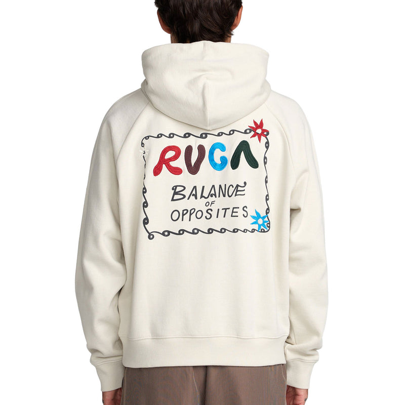 RVCA Mel G Flora Hoodie - Silver Bleach