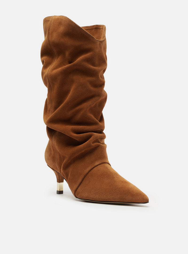 Sabrina Low Stiletto Leather Boot Boots F/25