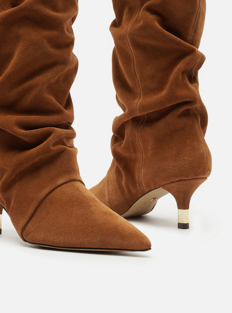 Sabrina Low Stiletto Leather Boot Boots F/25