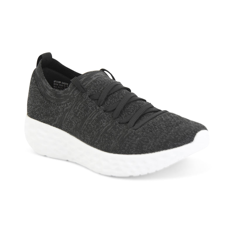 Sadie Lace Up Sneaker #color_black